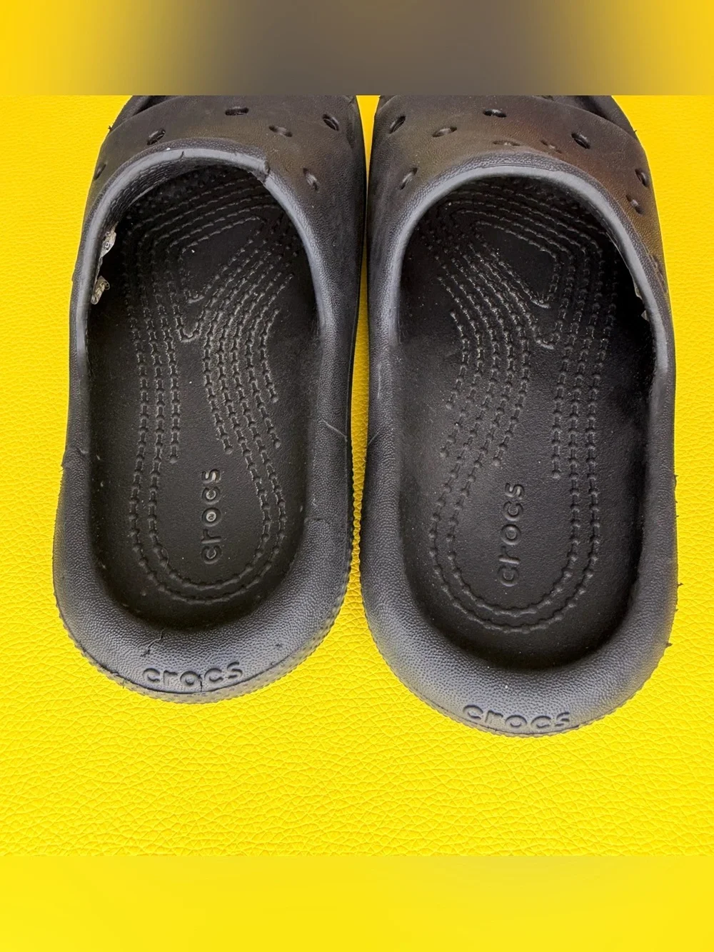 CROCS Kids Black Classic Slide Clogs Size 11